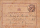 Carte Correspondance Entier Postal 5c Lion Couché - Oblitéré à Bruxelles En 1877 - - Briefkaarten 1871-1909