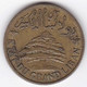 Liban. Protectorat Française , 5 Piastres 1936, Bronze-aluminium, Lec# 30 - Líbano