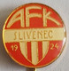 AFK Slivenec Czech Republic Football Soccer Club Fussball Calcio Futbol Futebol PINS BADGES A4/4 - Football