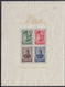 PORTUGAL 1944 Nº HB-6 NUEVO SIN GOMA ( ADELGAZADO EN ANGULO SUPERIOR DERECHO) - Blocks & Sheetlets