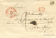BELGIQUE - TAD CHARLEROY + CA + BOITE RURALE S SUR LETTRE AVEC CORRESPONDANCE DE MARCHIENNE AU PONT, 1839 - 1830-1849 (Onafhankelijk België)