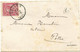 BELGIQUE - N°46 OBLITERE CELLES + BOITE RURALE US SUR LETTRE D'ANSEROEUL, 1885 - 1869-1883 Leopoldo II