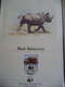 (WWF) REPUBIQUE CETRAL AFRICA  - 1983  * WWF * BLACK RHINO *  Official Proof Edition Set - Collections, Lots & Series