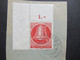 Berlin Freiheitsglocke Briefstücke Oberrand / Nr.84 Eckrand / 1x Formnummer Nr.101 / Nr.104 Senkr. Paar Vom Unterrand - Gebraucht