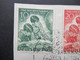 Berlin (West) 1951 Tag Der Briefmarke Nr.80 / 81 Sauberes Briefstück Mit SSt.vom Ersttag - Used Stamps