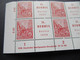 DDR **  II. Debria Zusammendruck 10er Einheit Mit Druckvermerk / DV - Unused Stamps