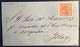 RARE EARLY DATE 12.4.1858 ! Of Scott #4  1p Red SUPERB Cover CALLAO>Islay. Expert.Scheller & Todd. (Peru Perou Lettre - Perú