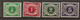 Ireland Colllection Postage Due Stamps With 1/2d Green - Portomarken