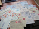 Alle Welt Air Letter / Aerogramme 20 Stück Ab 1953 - Anfang 1960er Jahre Indien Mit Zusatzfrankatur! - Vrac (max 999 Timbres)