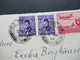 Ägypten 5.3.1948 Luftpost Nach Frankfurt Marken Mit Stempel Field Post Office 174 / GB Army - Briefe U. Dokumente