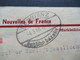 All. Besetzung Französische Zone 2x Streifband Nouvelles De France Ovalstempel Konstanz Gebühr Bezahlt März 1948 - Autres & Non Classés