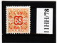 11HH/78 DÄNEMARK 1907  VERRECHNUNGSMARKEN   Michl  7  (*) FALZ  ZÄHNUNG SIEHE ABBILDUNG - Neufs