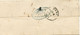 BELGIQUE - N°10 OBLITERATION A BARRES 103 + TAD ST GHISLAIN + BOITE RURALE K SUR LETTRE SANS TEXTE DE BAUDOUR, 1862 - 1858-1862 Médaillons (9/12)