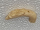 ANCIEN POMMEAU En OS TETE DE CHIEN Sculpté, DE CANNE OMBRELLE PARAPLUIE EPOQUE FIN 19ème SIECLE  Long 4,4 Cm Env - Regenschirme