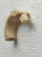 ANCIEN POMMEAU En OS TETE DE CHIEN Sculpté, DE CANNE OMBRELLE PARAPLUIE EPOQUE FIN 19ème SIECLE  Long 4,9 Cm Env - Sombrillas & Paraguas