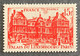FRA0804MNH - Palais Du Luxembourg - 15 F Red MNH Stamp W/o Gum - 1948 - France YT 804 - Neufs