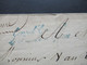 Italien 1840 Genova - Omer Blauer Stempel L2 Consul General De France A Genes U. Roter K2 Sard 3 Pont - 1. ...-1850 Vorphilatelie