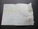 Delcampe - Italien 11.2.1856 Genova - Marseille Pour Oran (Algerien) Blauer 6eck Stempel Sard S.E. Marseille Schiffspost - Sardinië