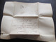 Delcampe - Frankreich Paris 18. Jahrhundert Faltbrief Mit Inhalt Und 2x Stempel Rückseitig! Interessant?! E.6 - Entry Postmarks