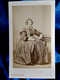 Photo CDV A. Touzé à Lorient - Second Empire Vieille Femme à La Coiffe, Robe à Crinoline, Circa 1865 L590C - Old (before 1900)