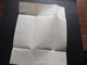 Delcampe - GB / England 31.1.1802 Isle Of Wight - Chateaugontier Roter Stempel Paid 1802 Faltbrief Mit Viel Inhalt / Viele Tax Verm - ...-1840 Vorläufer