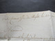 Delcampe - GB / England 31.1.1802 Isle Of Wight - Chateaugontier Roter Stempel Paid 1802 Faltbrief Mit Viel Inhalt / Viele Tax Verm - ...-1840 Vorläufer