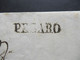 Italien 1856 L1 Pesaro Postkutsche / Impresa Sociale Delle Diligenze Pontificie Di Liborio Marignoli Stempel Senigallia - Kerkelijke Staten