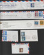 Delcampe - HONG KONG - Lot De 43 Entêtes De Lettres Avec Flammes Diverses - Voir Les 8 Scannes - Collections, Lots & Series