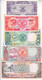 SUDAN 25 50 PT 1 5 10 20 50 100 POUNDS 1987 1991 P37 38 39 45 46 47 48 UNC SET 1 - Sudan