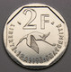 TRES RARE ! Essai De 2 Francs Georges Guynemer, 1997, Nickel - V° République - Essays & Proofs