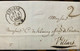 PPH1-07 RARE  Enveloppe-lettre Avec Sceau, Envoyée Par Pasteur De Payerne En 1848 à Un Officier De Cavalerie à Villars - ...-1845 Prephilately