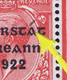 Ireland 1922-23 Thom Saorstat 1d Var. "Accent Inserted By Hand" R15/12 In A Marginal Block Of 6 Mint Unmounted - Neufs