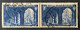 FRA0842.Ux2h1 - Monuments Et Sites - Abbaye De Saint-Wandrille - Pair Of 25 F Used Stamps - 1949 - France YT 842 - Gebruikt