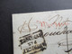 Delcampe - Italien Neapel / Naples Schiffspost ?! 7.10.1826 Autriche Par Huningue / Weitere Interessante Stempel Taxvermerk 16 - 1. ...-1850 Vorphilatelie