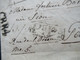 2x PP / Franco Beleg 22.1.1822 Nach Paris Ra3 Baviere Par Strasbourg Und Einige Weitere Stempel - Entry Postmarks