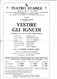 L. PIRANDELLO VESTIRE GLI IGNUDI 1966 Programma Teatro Stabile Roma - R. MONTAGNANI - A. ASTI - G. FERZETTI - Théâtre & Déguisements