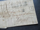 Spanien 1834 Cadiz ?! Par Madrid Zaragoza Nach Escout Schwarzer Stempel L2 Espagne Par St. Jean De Luz - ...-1850 Vorphilatelie