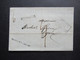 Schweiz 3.9.1826 Neuchatel - Lyon 3 Stempel L1 Neuchatel / L1 Franco Pontarlier Und Ra3 Suisse Par Pontarlier - ...-1845 Préphilatélie