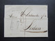 Schweiz 1822 Basel - Sedan 2 Stempel L2 Basel 30 July 1822  Und Ra3 Suisse Par Huningue - ...-1845 Prephilately