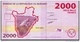 BURUNDI  P52  2000  FRANCS 2015 #CA   FIRST PREFIX     UNC. - Burundi