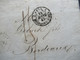 GB London 1849 Stempel Angl. Boulogne S-Mer Und Roter Stempel Malteser Kreuz LS 23 Mrz 23 1849 Nach Bordeaux - Covers & Documents