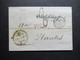 GB London 1852 Stempel B S Mit Krone Und Blauer L1 Oxford / Angl AM 1 Calais 2 über Paris Nach Nantes - Brieven En Documenten