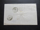 Schweiz 7.7.1847 Roter K2 Geneve Ferney Und Geneve * Auslandsbrief Nach Bordeaux Bartaxe 10 Gedruckter Briefkopf Saran - 1843-1852 Poste Federali E Cantonali