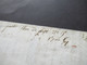 Delcampe - Italien 1846 Roma - Paris Roter Stempel K2 E. Pont 2 Marseille 2 Schiffspost Handschriftlich Via Di Mare - ...-1850 Voorfilatelie
