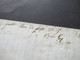 Delcampe - Italien 1846 Roma - Paris Roter Stempel K2 E. Pont 2 Marseille 2 Schiffspost Handschriftlich Via Di Mare - ...-1850 Préphilatélie