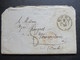 Italien 1870 Rom - Vermondans Brief Mit Inhalt / Miltärpost Legion Romaine 1e Bataillon 4e Compagnie Roma Santa Galla - Poststempel