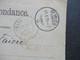 Schweiz 1879 Ganzsache Mit Zusatzfrankatur Stempel St, Imier Und Roter K2 Suisse 1 Maiche Mit Ank. Stempel Charquemont - Storia Postale
