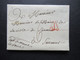 Frankreich Zeit Von Napoleon Bonaparte 1806 Faltbrief Inhalt Etat Civil Roter Stempel Paris An Den Maire De Saumur - 1792-1815: Veroverde Departementen