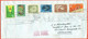 United Nations 1997.The Envelope Passed Through The Mail. Airmail. - Storia Postale