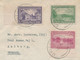 Nederlands Indië - 1947 - 5 Zegels Uit Bevrijdingsserie Op Cover Van Bu-X Buitenzorg Naar Aalborg / Danmark - India Holandeses